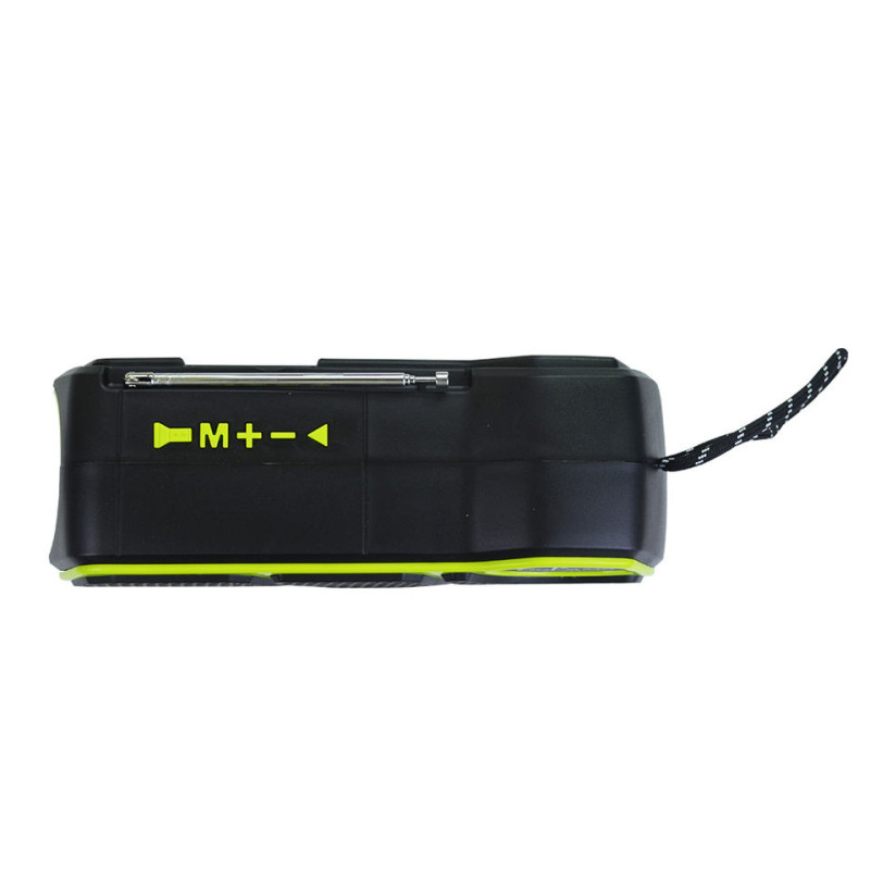 Багатофункціональний LED ліхтар із сонячною панеллю, радіо, MP3 плеєр та функцією повербанку CcLamp CL-823 Bluetooth Чорний
