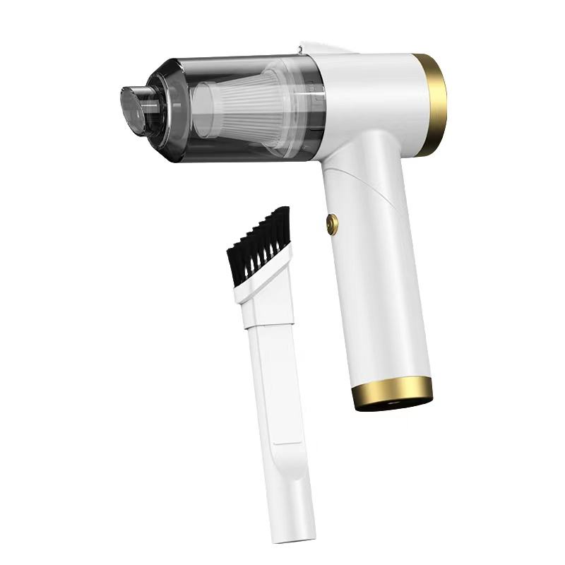 Автомобільний бездротовий пилосос 120Вт з акумулятором 4000мАч складний USB 5V-8.4V Q8 Білий