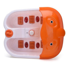 Масажер ванна для ніг 3 режими роботи 300 Вт Multifunction Footbath Massager RF-368A-1 Білий/Помаранчевий