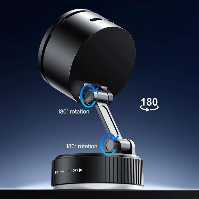 Магнітний автотримач з bluetooth колонкою для сматрфонів Fast Holder Pro 10 на присосці FH-10187 Black