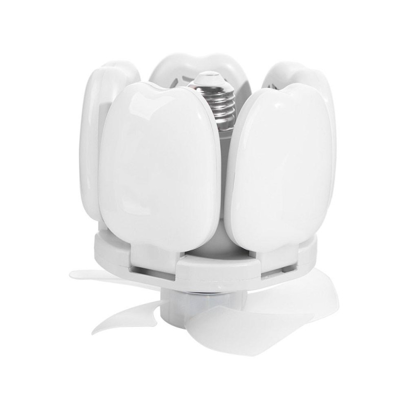 Лампа-вентилятор у патрон E29 50W з пультом управління PO-1234 White