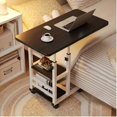 Приставний журнальний столик Modern Table приліжковий наддиванний з регульованою висотою 40х60 см (MT-7893) Brown