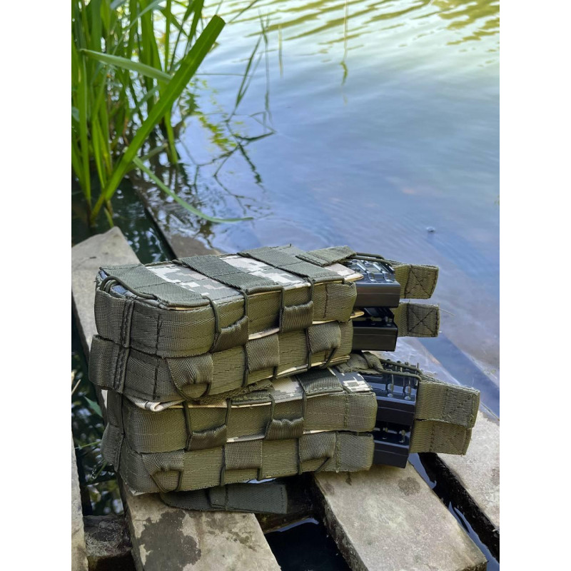 Підсумок для двох магазинів Ак з кріпленням Molle Піксель