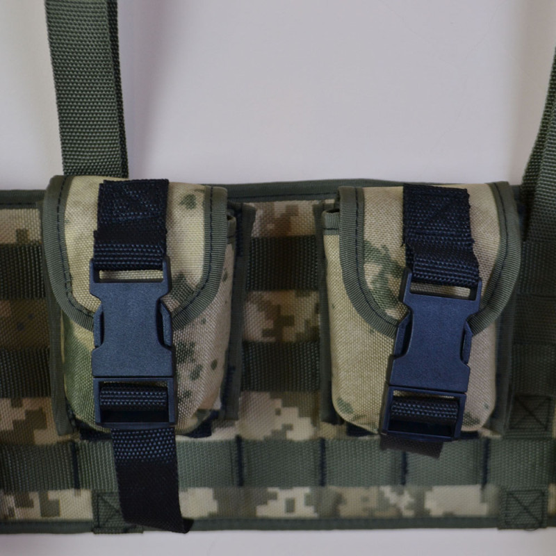 Розвантажувальний жилет РПС система Molle плюс 5 підсумків 3D сітка з ущільнювачем (Камуфляж)