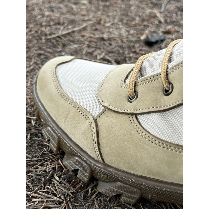 Берці тактичні чоловічі Light Boots 40 (26,5см) Весна/Літо нубук та оксфорд черевики легкі (Койот)