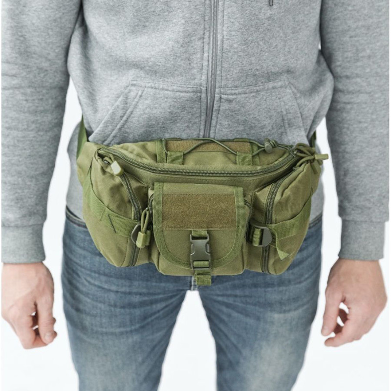 Сумка поясна чоловіча D06 Зелений