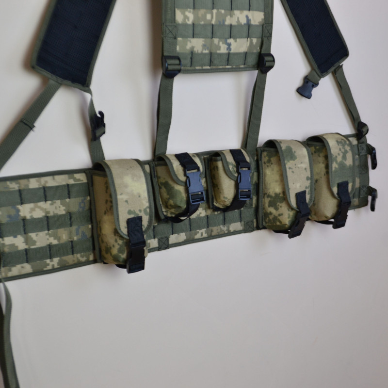 Розвантажувальний жилет РПС система Molle плюс 5 підсумків 3D сітка з ущільнювачем (Камуфляж)