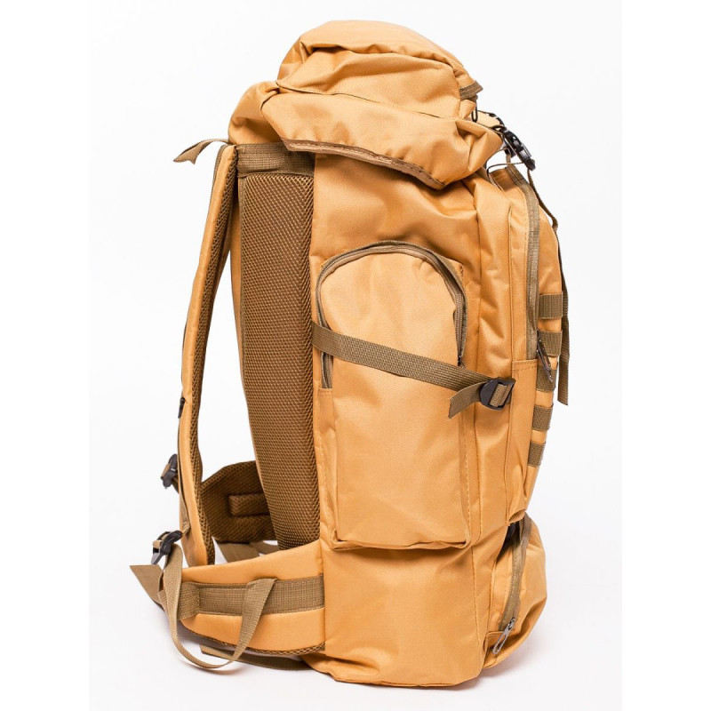 Великий рюкзак туристичний похідний Light Tactic баул кордура 1200D система Molle 70л 39x22x80 см Coyote Великий рюкзак туристичний похідний Light Tactic баул кордура 1200D система Molle 70л 39x22x80 см Coyote