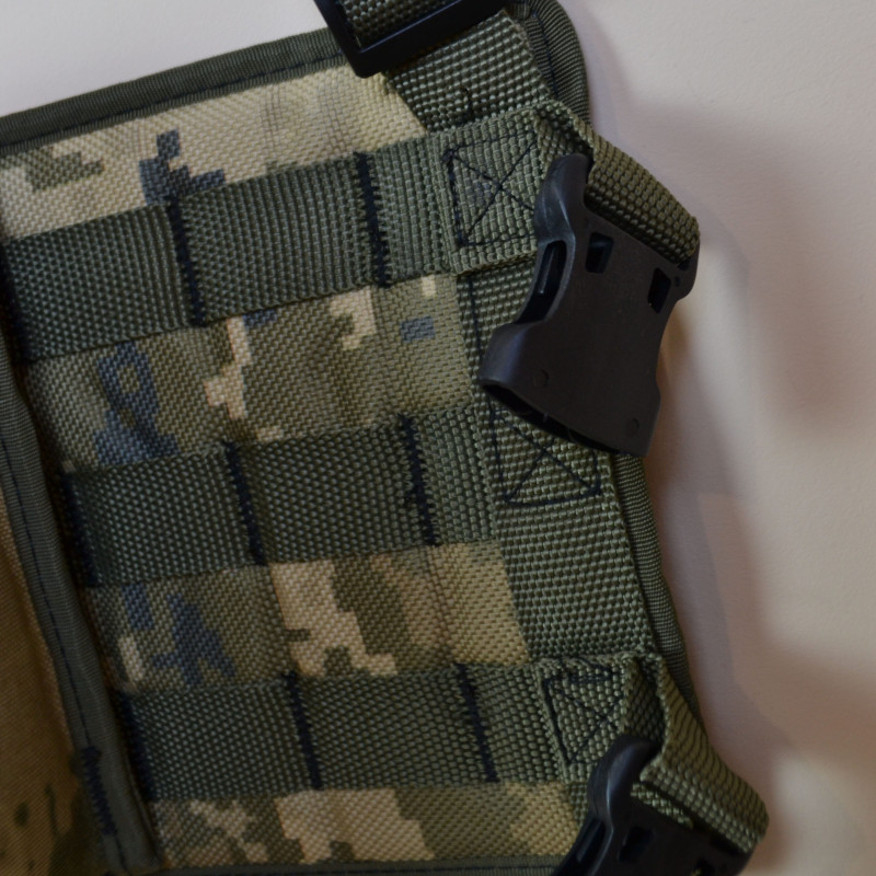 Розвантажувальний жилет РПС система Molle плюс 5 підсумків 3D сітка з ущільнювачем (Камуфляж)