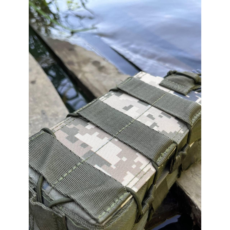 Підсумок для двох магазинів Ак з кріпленням Molle Піксель