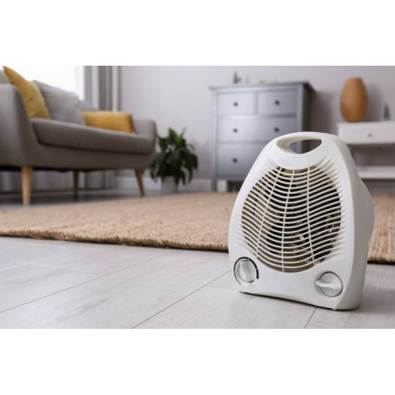 Тепловентилятор компактний з ручкою Maestro два режими 1000/2000 Вт (MR-920) Белий