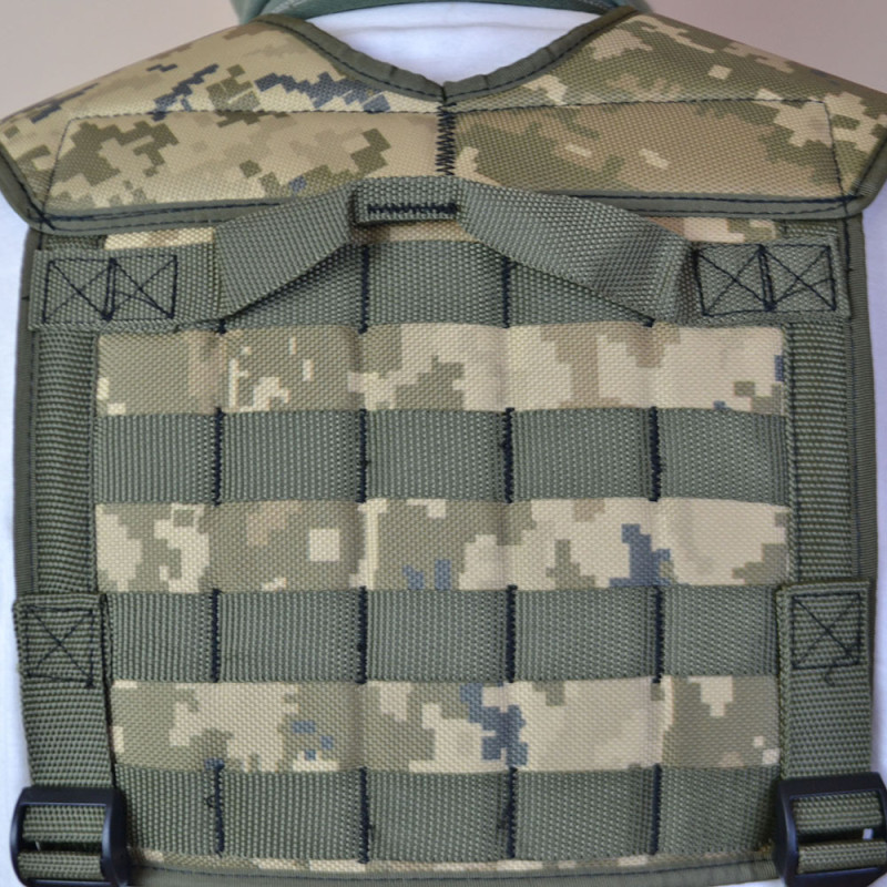Розвантажувальний жилет РПС система Molle плюс 5 підсумків 3D сітка з ущільнювачем (Камуфляж)