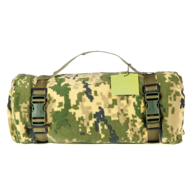 Тактичний флісовий плед із чохлом 150х180см Зелений піксель Тактичний флісовий плед із чохлом 150х180см Зелений піксель