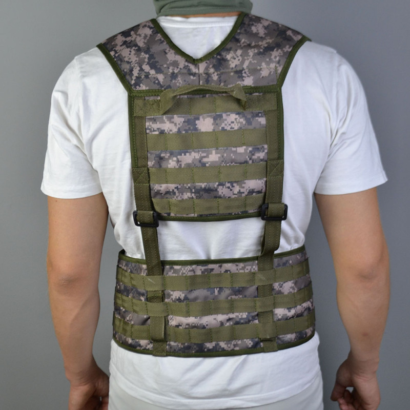 Розвантажувальний жилет РПС система Molle 3D сітка з ущільнювачем (Мультикам)