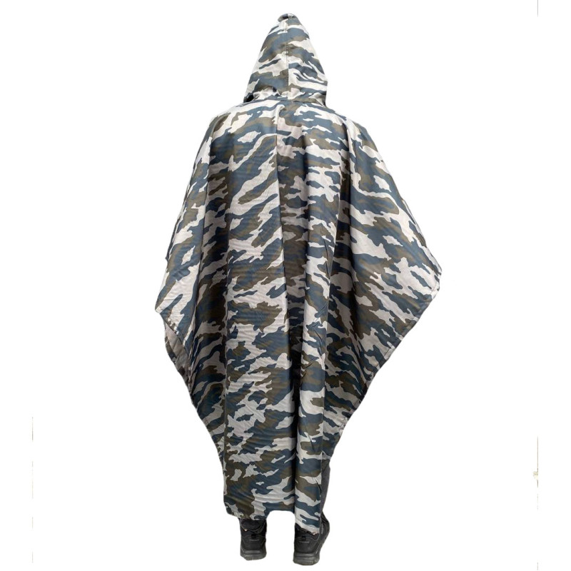 Тактичний дощовик-пончо 3в1 легкий лісовий плащ-намет з люверсами Тактичний дощовик-пончо 3в1 легкий лісовий плащ-намет з люверсами