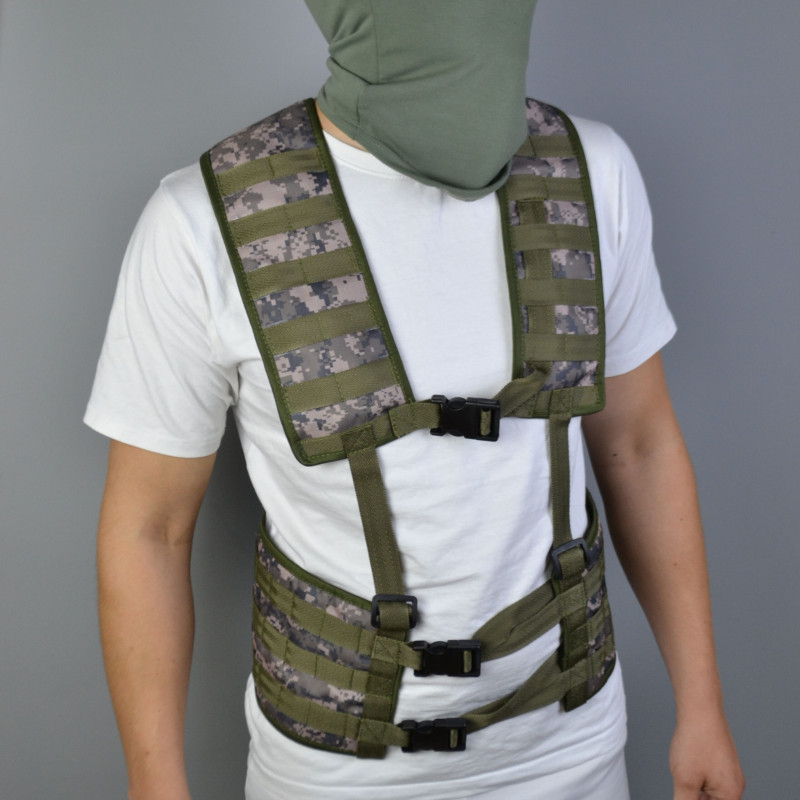 Розвантажувальний жилет РПС система Molle 3D сітка з ущільнювачем (Мультикам)