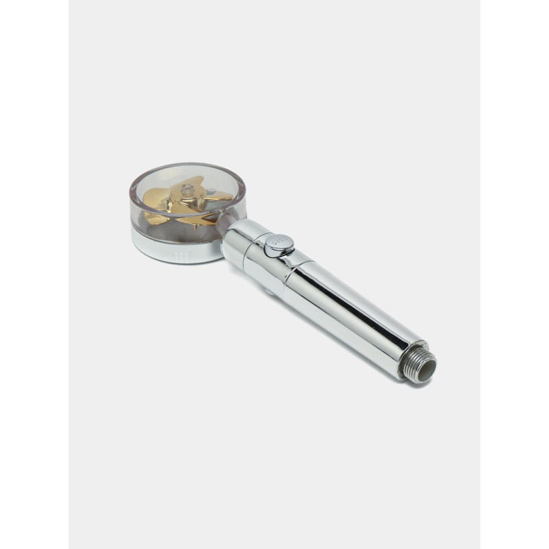 Турболійка душова високого тиску водозберігаюча з унікальним малюнком води ABS 25х9,5х3 см Golden