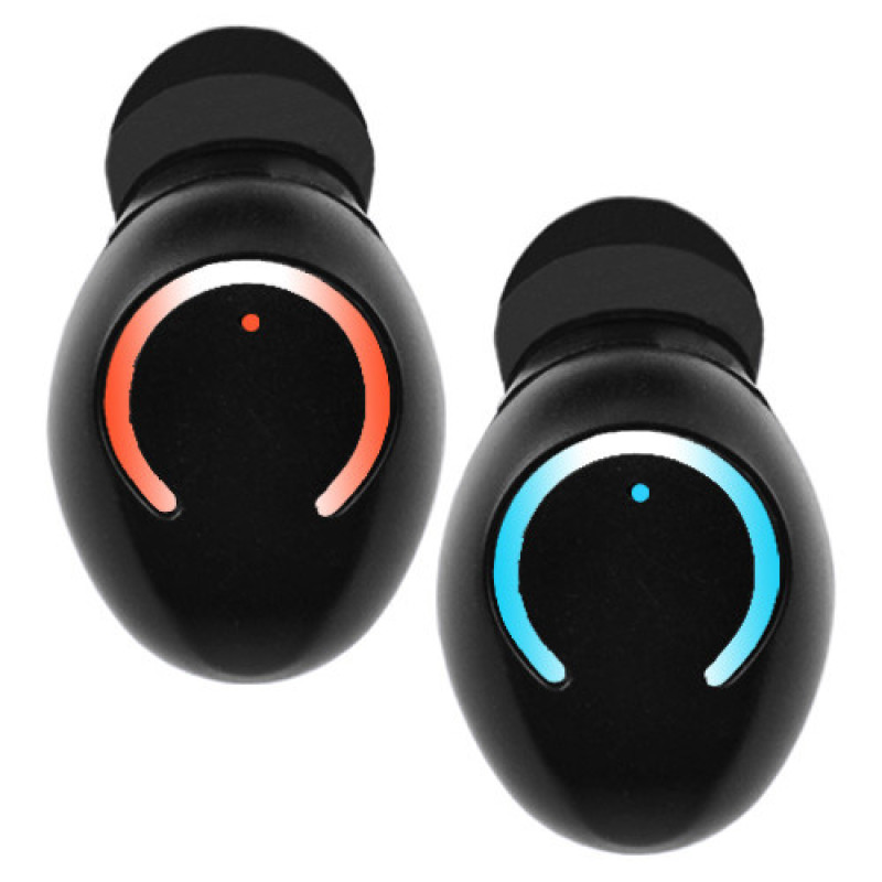 Бездротові навушники bluetooth 5.0, Сенсорні навушники для телефону TWS F9 5.0, чорні