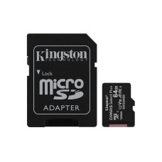 Карта пам'яті Kingston micro SDXC 64GB Class 10 UHS-3 з адаптером SDCS2/64GBSP Чорний