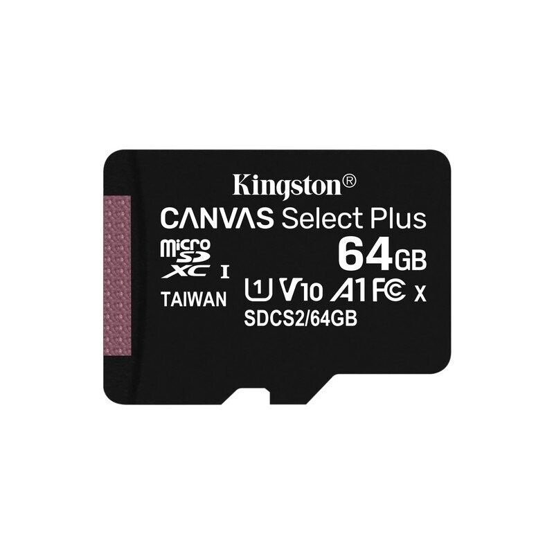 Карта пам'яті Kingston micro SDXC 64GB Class 10 UHS-3 з адаптером SDCS2/64GBSP Чорний