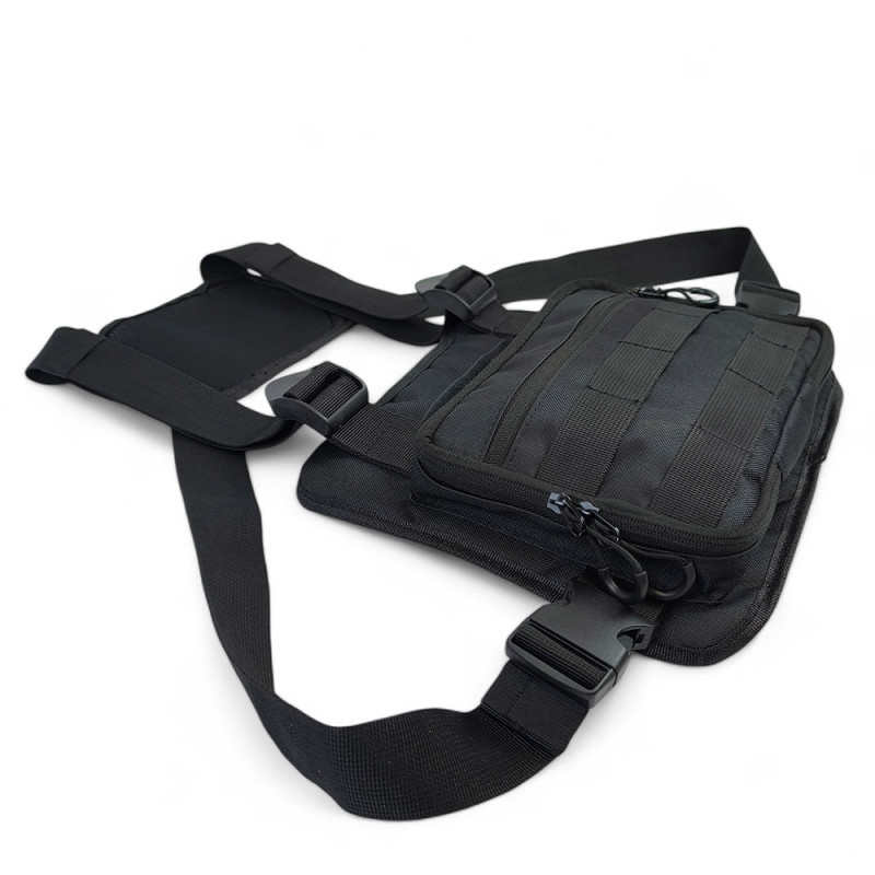 Нагрудна сумка-органайзер EM-1902 (Чорна)