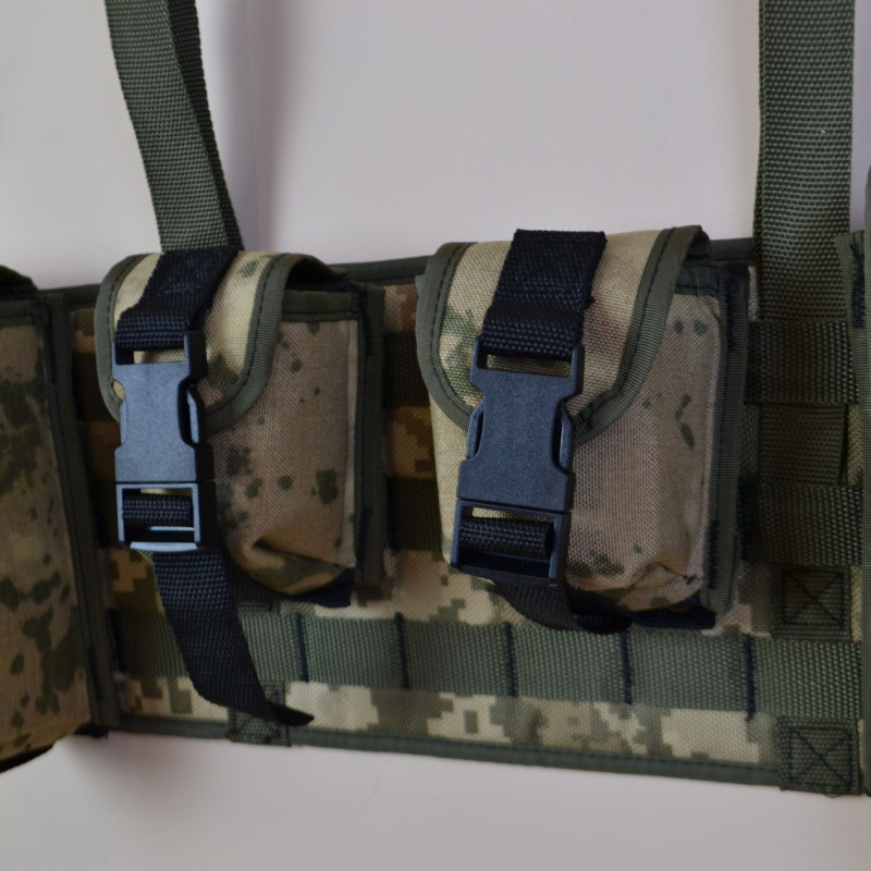 Розвантажувальний жилет РПС система Molle плюс 5 підсумків 3D сітка з ущільнювачем (Камуфляж)