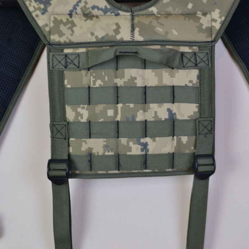 Розвантажувальний жилет РПС система Molle плюс 5 підсумків 3D сітка з ущільнювачем (Камуфляж)