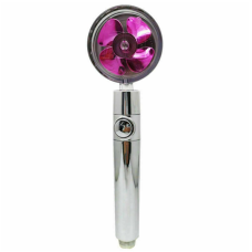 Турболійка душова високого тиску водозберігаюча з унікальним малюнком води ABS 25х9,5х3 см Pink