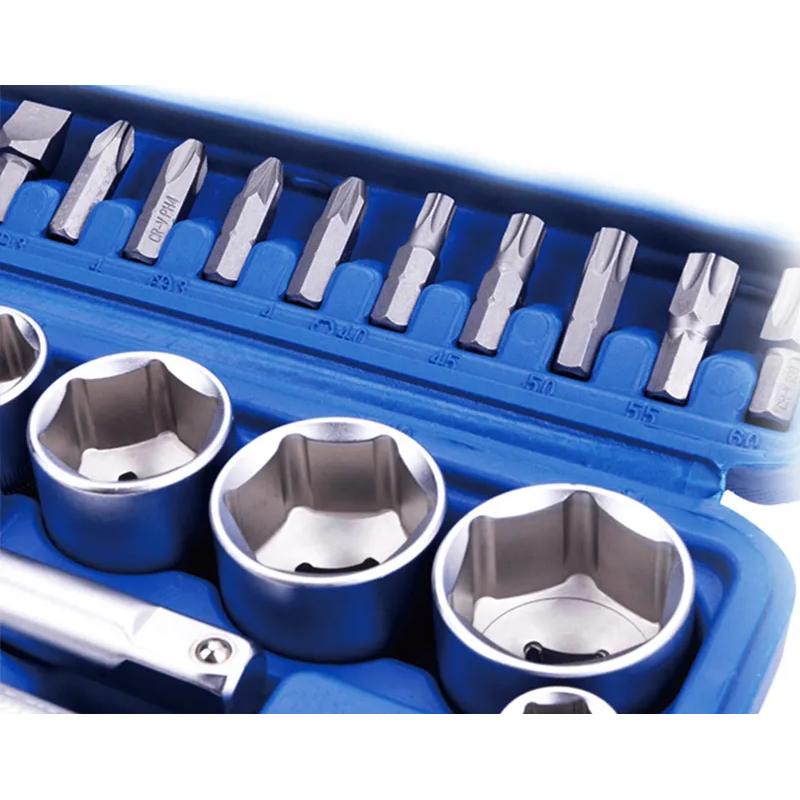 Набір інструментів з 94 предметів Repair Tool для ремонту та обслуговування хромованадієва сталь у пластиковому кейсі Blue