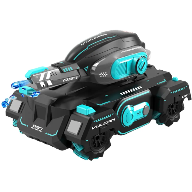 Танк всюдихідний стріляючий орбізами з пультом на радіокеруванні 2.4GHz до 40м 1200-10A Black/Blue